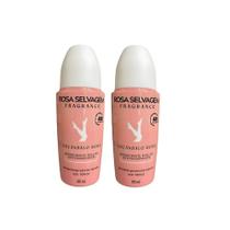 Kit 2 Desodorante Roll-on Escândalo 85ml Rosa Selvagem