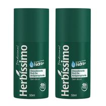 Kit 2 Desodorante Roll-On Tradicional Herbíssimo 50Ml - Dana