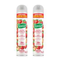 Kit 2 Desodorante Suave Frutas Vermelhas e Lichia Aerossol Antitranspirante 48h 200ml Kit 2 Desodorante Suave Frutas Vermelhas e Lichia Aerossol Antitranspirante 48h 200ml