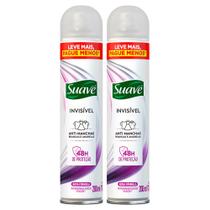 Kit 2 Desodorante Suave Invisível Aerossol Antitranspirante 48h 200ml Kit 2 Desodorante Suave Invisível Aerossol Antitranspirante 48h 200ml
