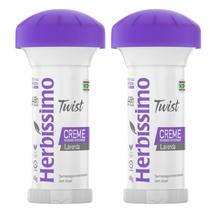 Kit 2 Desodorante Twist Creme Lavanda Herbíssimo 45G - Dana Kit 2 Desodorante Twist Creme Lavanda Herbíssimo 45G - Dana