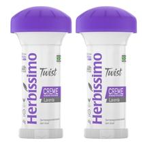 Kit 2 Desodorante Twist Creme Lavanda Herbíssimo 45G - Dana