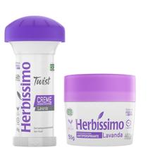 Kit 2 Desodorante Twist e Creme Lavanda Herbíssimo - Dana