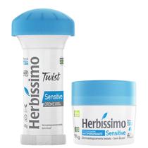 Kit 2 Desodorante Twist e Creme Sensitive Herbíssimo - Dana Kit 2 Desodorante Twist e Creme Sensitive Herbíssimo - Dana