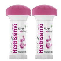 Kit 2 Desodorante Twist Hibisco Herbíssimo 45G - Dana - Dana Cosméticos