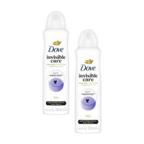 Kit 2 Desodorantes Dove Antitranspirante Aerossol Invisible Care 150ml