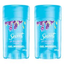 Kit 2 Desodorantes em Gel Secret Lavanda 45g Kit 2 Desodorantes em Gel Secret Lavanda 45g