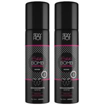 Kit 2 Desodorantes Íntimo SexBomb Ferominio Feminino Woman Kit 2 Desodorantes Íntimo SexBomb Ferominio Feminino Woman