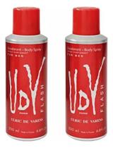Kit 2 Desodorantes Masculinos Body Spray Udv Flash 200 Ml