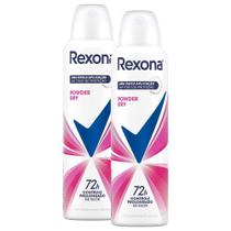Kit 2 Desodorantes Rexona Motionsense Antitranspirante Aerossol Powder Dry 150ml