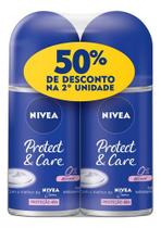Kit 2 Desodorantes Roll On Protect & Care - 50ml Kit 2 Desodorantes Roll On Protect & Care - 50ml