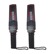 Kit 2 Detector Metais Ferrosos Não Ferrosos Ajuste Sensibilidade Indicação Visual Sonora Dm-500 Portátil Instrutherm