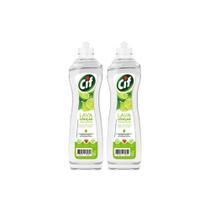 Kit 2 Detergente Cif Clear Limpeza Total Líquido 420ml