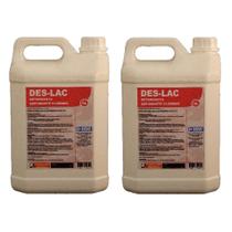 Kit 2 Detergente Espumante Clorado Deslac Concentrado 5L