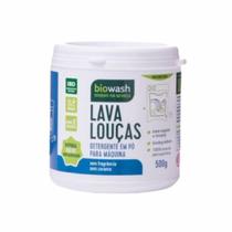 Kit 2 Detergente Lava Louças Pó Biodegradável Biowash 500G