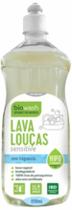 Kit 2 Detergente Lava Louças Sensitive Biowash 650Ml
