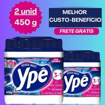 Kit 2 Detergente Lava Louças Ypê Máquinas em pó 450g Kit 2 Detergente Lava Louças Ypê Máquinas em pó 450g