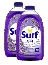 kit 2 Detergente Sabão Liquido Surf Perfume de Lavanda 3 L kit 2 Detergente Sabão Liquido Surf Perfume de Lavanda 3 L