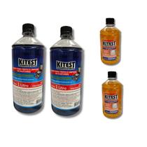 Kit 2 Detergentes P/ Limpeza C/ 2 Fluídos Injetores - Kitest Kit 2 Detergentes P/ Limpeza C/ 2 Fluídos Injetores - Kitest