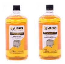Kit 2 Detergentes Para Máquina Limpeza De Bico 1l Lisfer