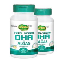 Kit 2 Dha total Vegan Unilife 60 Cápsulas Kit 2 Dha total Vegan Unilife 60 Cápsulas