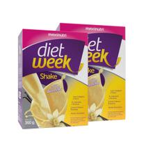 Kit 2 Diet Week Shake Sabor Baunilha 360g Maxinutri