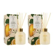 Kit 2 Difusor de Perfume Citrus Verbena Lenvie Parfums 200ml