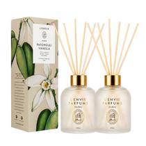 Kit 2 Difusor de Perfume Patchouli Vanilla Oriental Aromatizador com Varetas Lenvie 200ml Kit 2 Difusor de Perfume Patchouli Vanilla Oriental Aromatizador com Varetas Lenvie 200ml