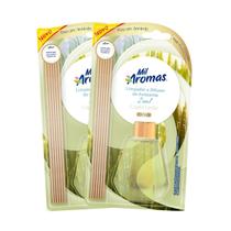 Kit 2 Difusor e Limpador 2 em 1 Capim Limão 145ml