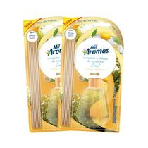 Kit 2 Difusor e Limpador 2 em 1 Limão Siciliano 145ml Kit 2 Difusor e Limpador 2 em 1 Limão Siciliano 145ml