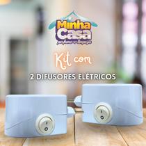 kit 2 Difusor Elétrico De Ambientes Bivolt 30ml Maior Poder de Exalação