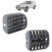 Kit 2 Difusores De Ar Central S10 E Blazer 2001 Até 2011 Grafite