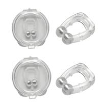 Kit 2 Dilatador Nasal Clip Magnético Anti Ronco Apneia do Sono Auxilia Respiração Durma Bem Kit 2 Dilatador Nasal Clip Magnético Anti Ronco Apneia do Sono Auxilia Respiração Durma Bem