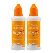 Kit 2 Diluente para Amolecer e Preparar Esmalte Óleo de Banana Repós 60ml