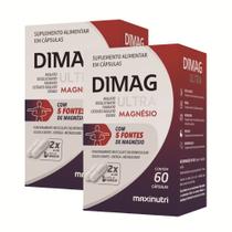 Kit 2 Dimag Ultra 5 Mag 60 Cápsulas Maxinutri Kit 2 Dimag Ultra 5 Mag 60 Cápsulas Maxinutri