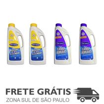 Kit 2 Diminuidor de pH, 2 Limpa Borda 1L - Hidroazul Kit 2 Diminuidor de pH, 2 Limpa Borda 1L - Hidroazul