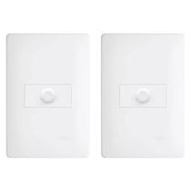 Kit 2 Dimmer Variador Luminosidade Velocidade Habitat Branco