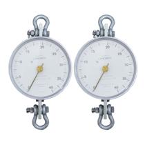 Kit 2 Dinamômetro Circular Analógico Faixa 0 A 4000Kgf Força Graduação 50Kg Alumínio Br-4000 Portátil Instrutherm Maleta