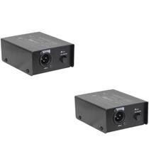 KIT 2 Direct Box Passivo Hayonik DB300 Cor:Preto