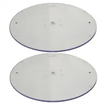 Kit 2 Disco Acabamento Com Ganache 16 cm Blue Star