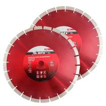 Kit 2 disco de corte segmentado seg 350x25,4mm