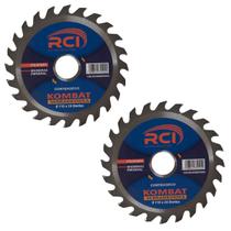 Kit 2 Disco De Serra Circular Vídea 110 X 20mm 24 Dentes RCI Kit 2 Disco De Serra Circular Vídea 110 X 20mm 24 Dentes RCI