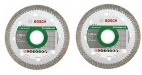 Kit 2 Disco Diamantado 4.3/8 Turbo Pro P/ Porcelanato Bosch Kit 2 Disco Diamantado 4.3/8 Turbo Pro P/ Porcelanato Bosch