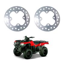 Kit 2 disco freio dianteiro fourtrax 420 2014/21