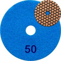 Kit 2 Disco Lixa Polimento A Seco Mármore 10 Cm Grão 50