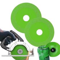 Kit 2 Discos de Corte de Vidro Laminas de Diamante Ultra Fina Láminas de SerraParaCortes