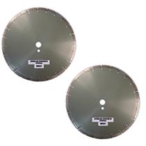 Kit 2 Discos de Corte Diamantada Para Concreto 350mm - (2 unidades)