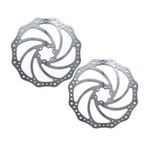 Kit 2 Discos de Freio Rotor Yrt01 180mm Traseiro Dianteiro Bike Mtb Absolute Kit 2 Discos de Freio Rotor Yrt01 180mm Traseiro Dianteiro Bike Mtb Absolute