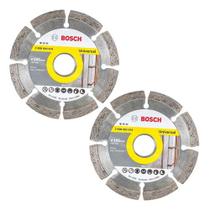 Kit 2 Discos Diamantados 105mm Segmentado Bosch