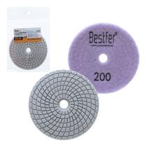 Kit 2 discos lixa diamantada d'agua 4pol - grao 200 - bfh3297 - bestfer